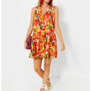 Pomander Place Tuckernuck Magnolia Size Large Watercolor Floral Mini Dress